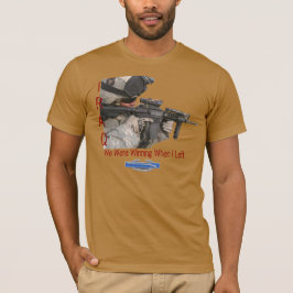 Camiseta Soldado do Iraque, estávamos vencendo quando saí -