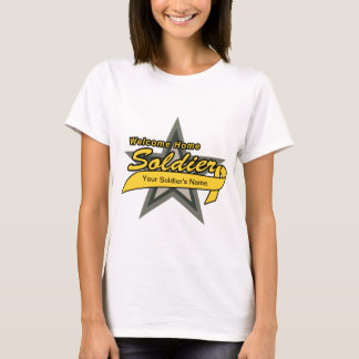 Camiseta Soldado Home bem-vindo de Customizeable