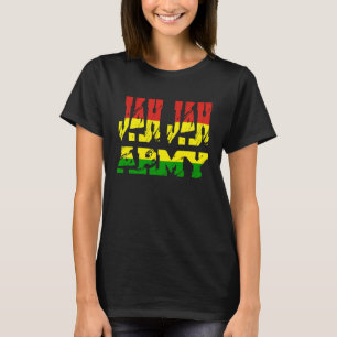 Camiseta Soldado Rastafari nas Raízes de Souvenir Rasta da
