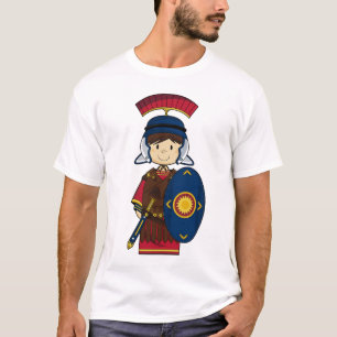 Camiseta Soldado romano com T do protetor