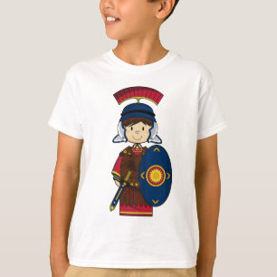 Camiseta Soldado romano com t-shirt do protetor