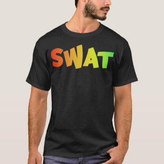 Camiseta Soldado SWAT colorido