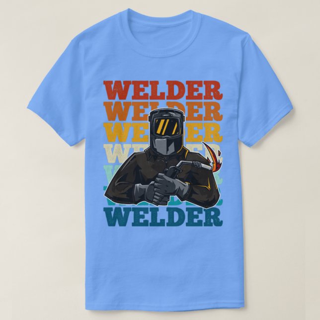 Camiseta Soldador Colorido (2) (Frente do Design)