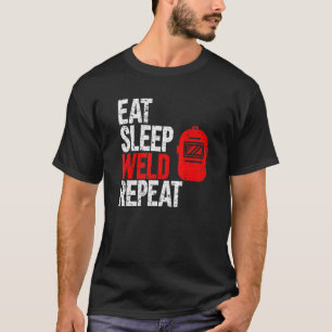 Camiseta Soldador de repetição de soldadura do repouso do r