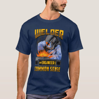 Camiseta Soldador: Um Engenheiro Com Engraçado De Sentido C