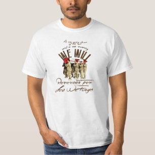 Camiseta Soldados canadenses caídos - nós recordá-los-em