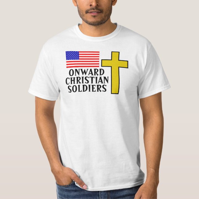 Camiseta Soldados cristãos para a frente (Frente)