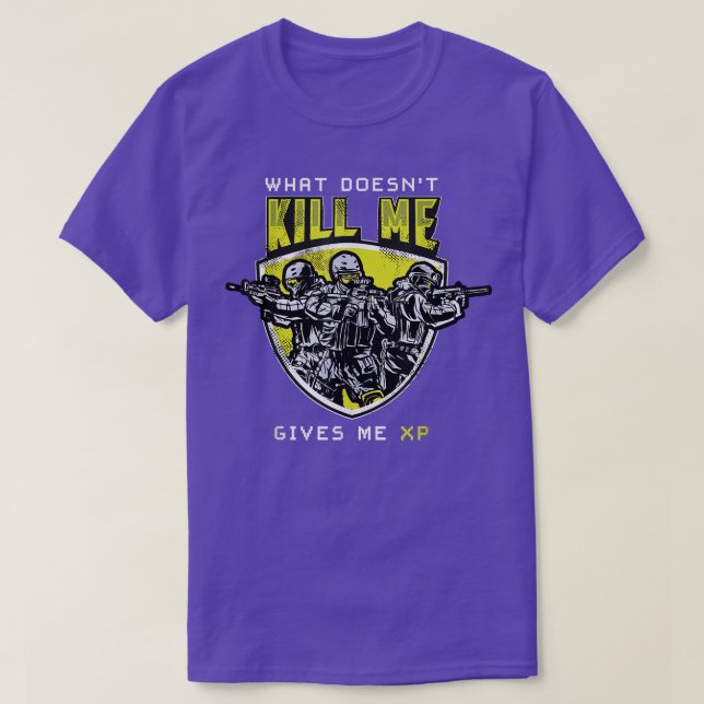 Camiseta Soldados de caça de vídeo  (Frente do Design)