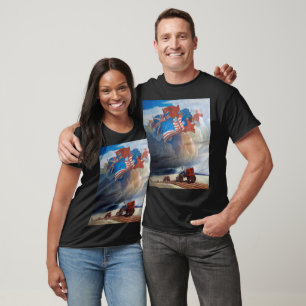 Camiseta Soldados do Solo por Newell Convers Wyeth
