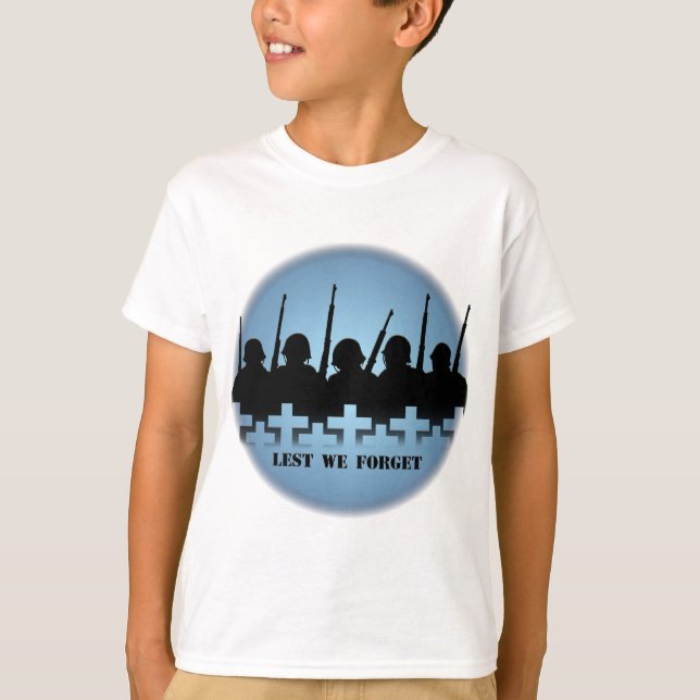 Camiseta Soldados Falidos Crianças T-shirts Para Não Esquec (Frente)