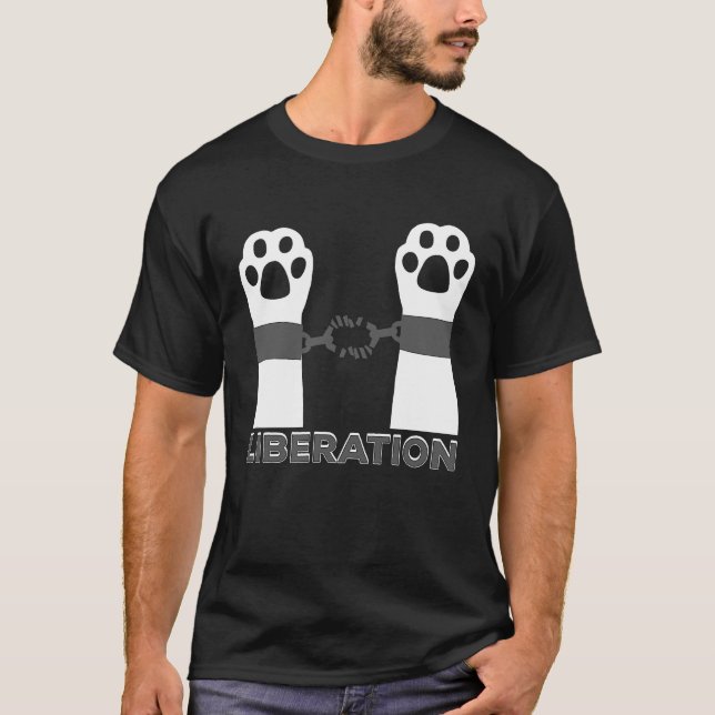 Camiseta Soldados legal para a Libertação de Animais (Frente)
