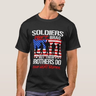 Camiseta Soldados Não Arrastam Os Irmãos - Exército Orgulho
