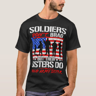 Camiseta Soldados não roubam suas irmãs... fazem um exércit
