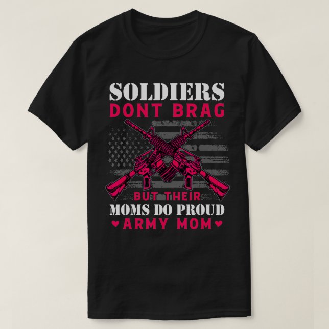 Camiseta Soldados Não Se Arrastam Mas Suas Mães Fazem Sol M (Frente do Design)