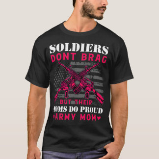 Camiseta Soldados Não Se Arrastam Mas Suas Mães Fazem Sol M