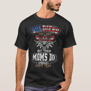 Camiseta Soldados não se gabam, mas Mães Soldados Hero Orgu