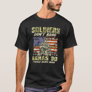 Camiseta Soldados não se gabam - Orca Militar Nana do Exérc
