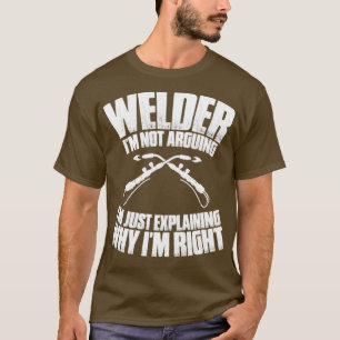Camiseta Soldadura com código de soldadura do operador sold