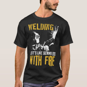 Camiseta Soldadura De Camiseiros Para Presentes Como Costur