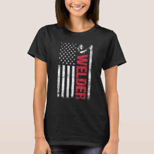 Camiseta Soldadura de Duros Orgulhosos Que Trabalham Na Ban