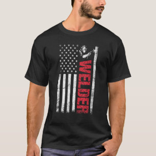 Camiseta Soldadura de Duros Orgulhosos Que Trabalham Na Ban