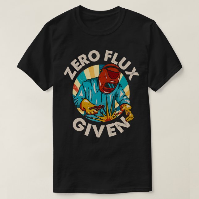 Camiseta Soldadura de fluxo zero (Frente do Design)