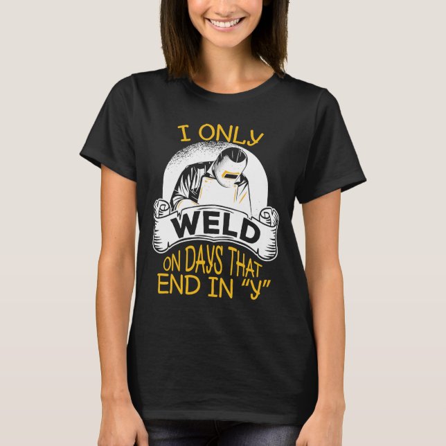 Camiseta Soldadura de trabalhadores de metais (Frente)
