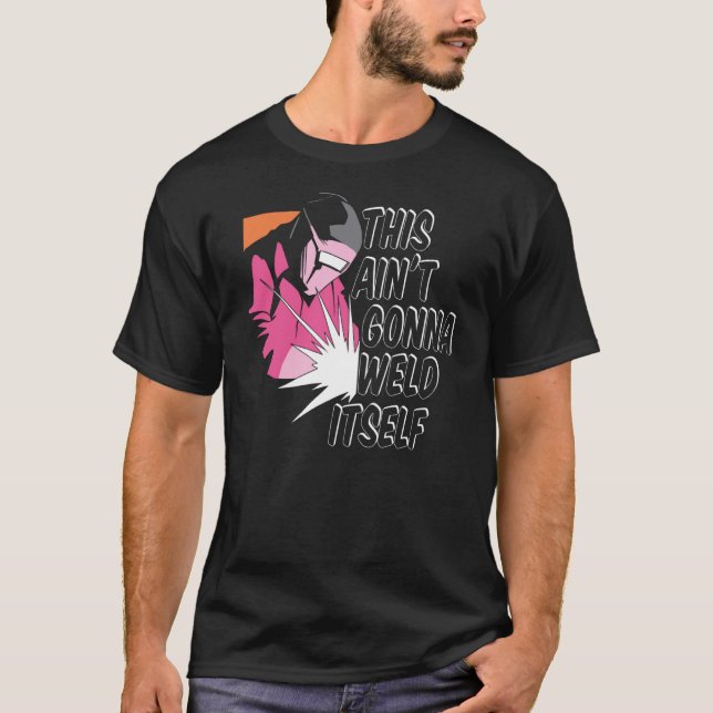 Camiseta Soldadura de trabalhadores de metais (Frente)
