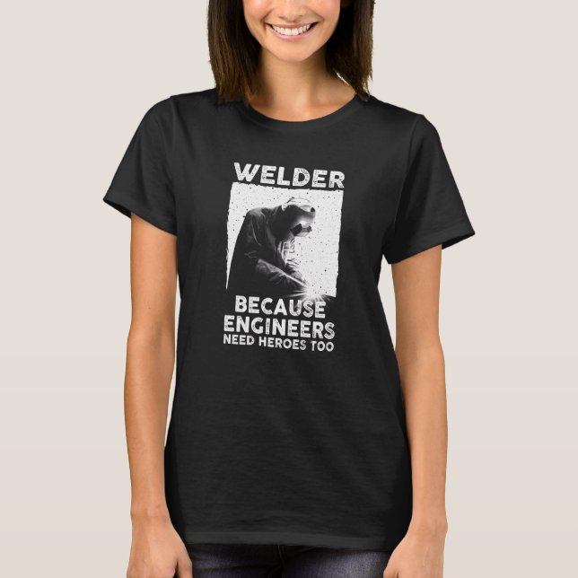Camiseta Soldaduras Mulheres Soldadeiras (Frente)