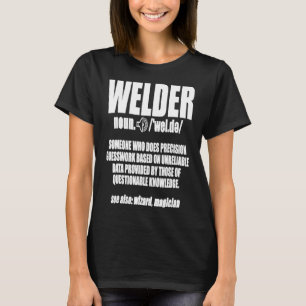 Camiseta Soldagem Soldador Definição Substantivo Engraçado