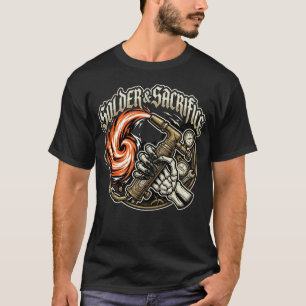 Camiseta Soldar e Sacrificar Presente para Encanador de Tub