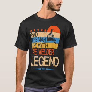 Camiseta Soldar O Homem O Mito O Bombeiro A Lenda
