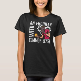 Camiseta Soldar Um Engenheiro Com BACKPRINT De Senso Comum