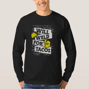 Camiseta Soldará por Tacos Inspetor de Rig Mig Tack Tig Sol