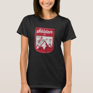 Camiseta Sölden Tyrol Áustria Winter Apres Ski Sport Retro