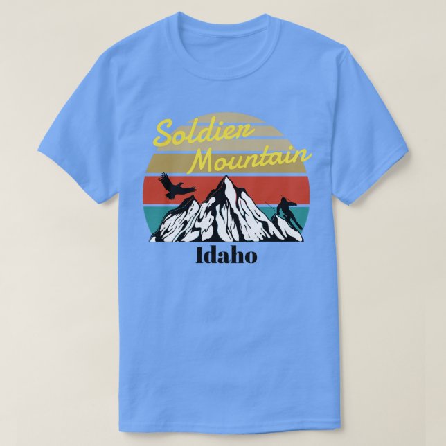 Camiseta Soldier Mountain ski Idaho 1 (Frente do Design)