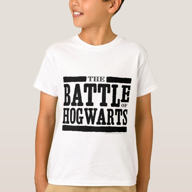 Camiseta Soletra Harry Potter| A Batalha de Hogwarts (Frente)