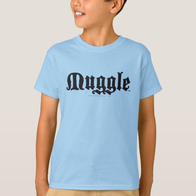Camiseta Soletra Harry Potter| Muggle (Frente)