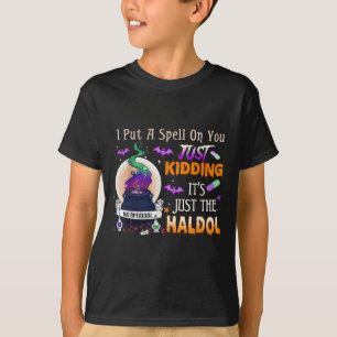 Camiseta Soletrar Só Brincadeira Haldol Halloween Enfermeir