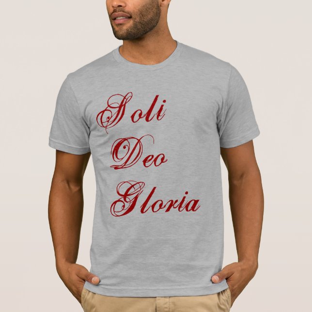 Camiseta Soli Deo Gloria (Frente)