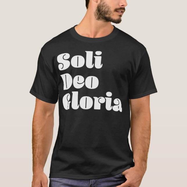 Camiseta Soli Deo Gloria Premium _1 (Frente)
