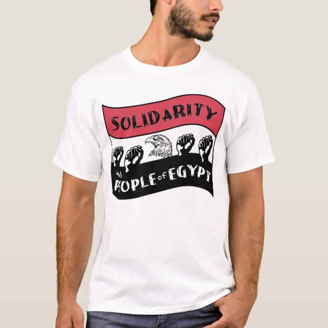 Camiseta Solidariedade com o Povo do Egito (Frente)