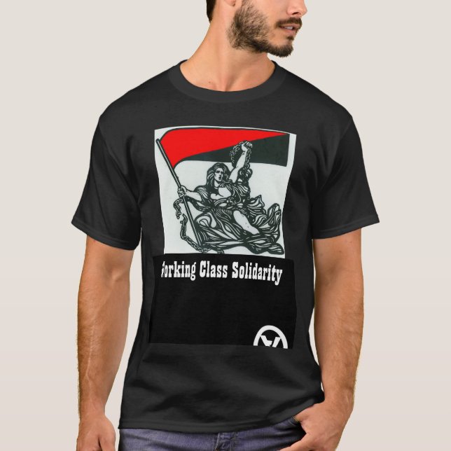 Camiseta solidariedade da classe trabalhadora (Frente)
