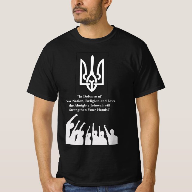 Camiseta Solidariedade da Ucrânia (Frente)