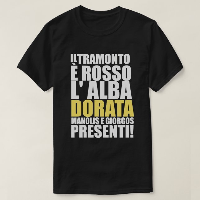 CAMISETA SOLIDARIEDADE NO TERRACE DE LAZIO (Frente do Design)