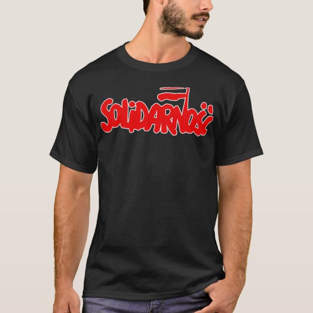 Camiseta Solidariedade Solidarnosc t-Shirt Sindicato Polonê (Frente)