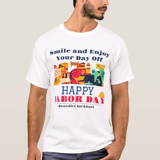 Camiseta Solidariedade Trabalhadora Unity Labour Day com ba (Frente)