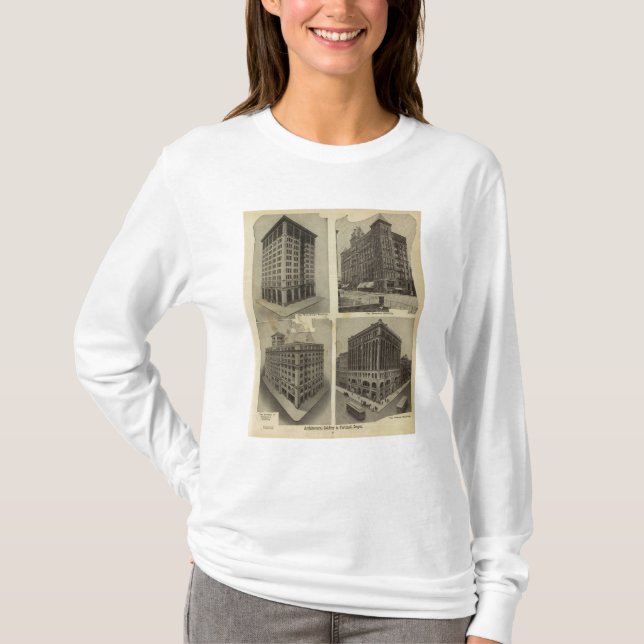 Camiseta Solidez arquitectónica em Portland, Oregon (Frente)