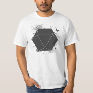 Camiseta Sólido de Archemedian do Octahedron do cubo