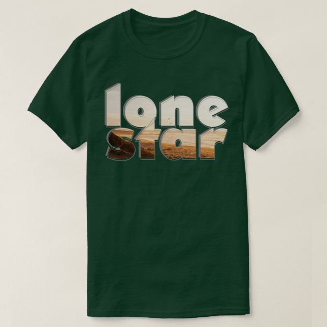 Camiseta solitário 1 (Frente do Design)